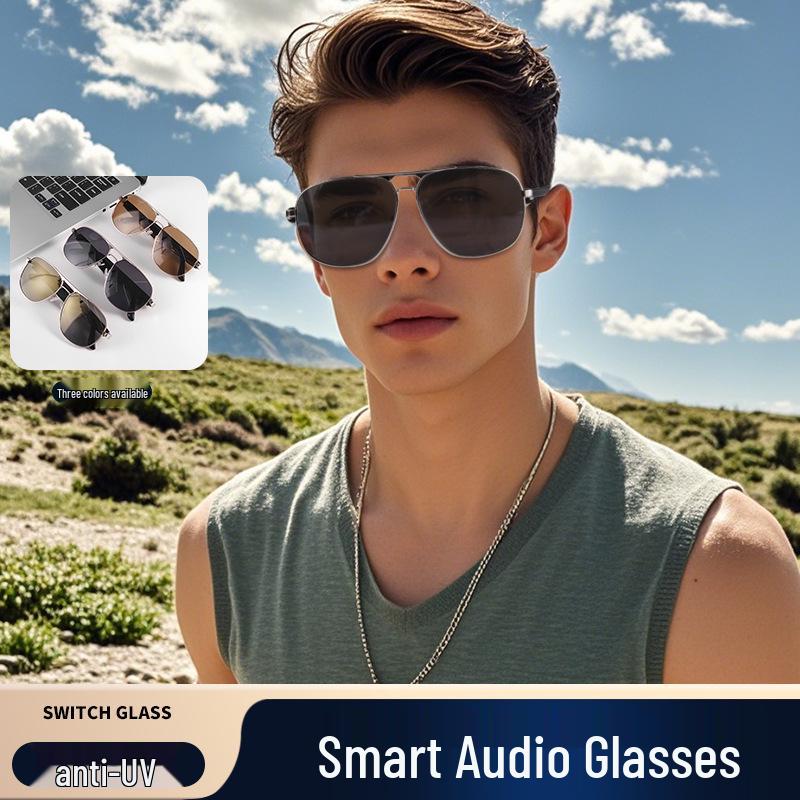 Polarized Aviator Bluetooth Sunglasses: Metal Double Bridge Men s Driving Glasses
Polarized Aviator Bluetooth Sunglasses: Metal Double Bridge Men s Driving Glasses