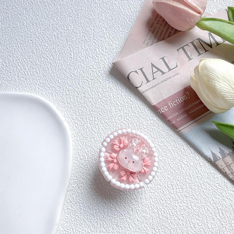Three-Dimensional Simulation Cake Airbag Holder Phone Case Pink Girl S Heart Bow Bear Rabbit Cute Style
Three-Dimensional Simulation Cake Airbag Holder Phone Case Pink Girl S Heart Bow Bear Rabbit Cute Style