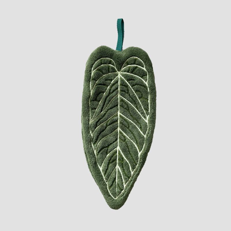 Thickened Absorbent Leaf Hand Towel for Kids - Cute, Hangable Design for Kitchen & Bathroom 30x14 cm
Thickened Absorbent Leaf Hand Towel for Kids - Cute, Hangable Design for Kitchen & Bathroom 30x14 cm
