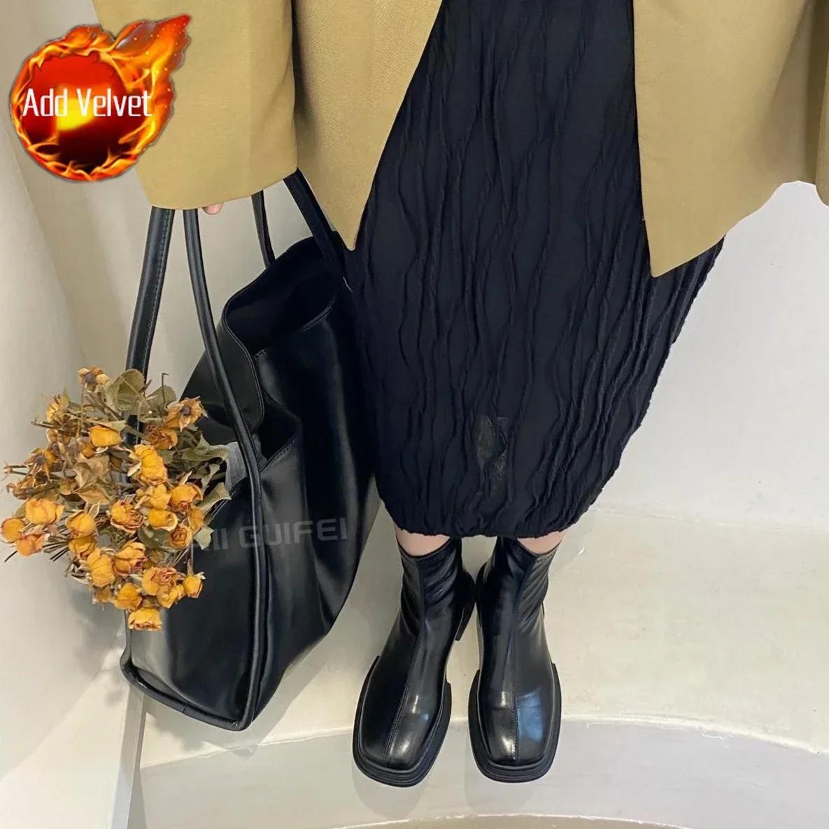 Женские короткие туфли, водонепроницаемые ботильоны, элегантные на низком каблуке, женские ботильоны коричневого цвета из искусственной кожи, высокое качество, зимняя обувь 2024 года 40
Женские короткие туфли, водонепроницаемые ботильоны, элегантные на низком каблуке, женские ботильоны коричневого цвета из искусственной кожи, высокое качество, зимняя обувь 2024 года 40