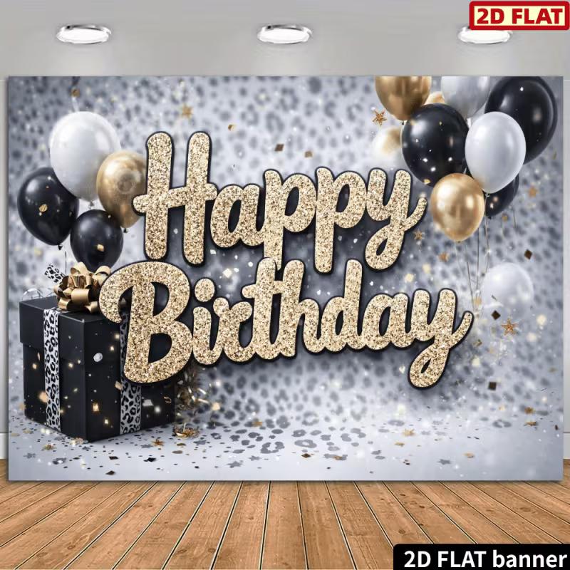 2D Black Gold Gift Box Happy Birthday Photography Backdrop 47.2x31.5inch/120*80cm
2D Black Gold Gift Box Happy Birthday Photography Backdrop 47.2x31.5inch/120*80cm