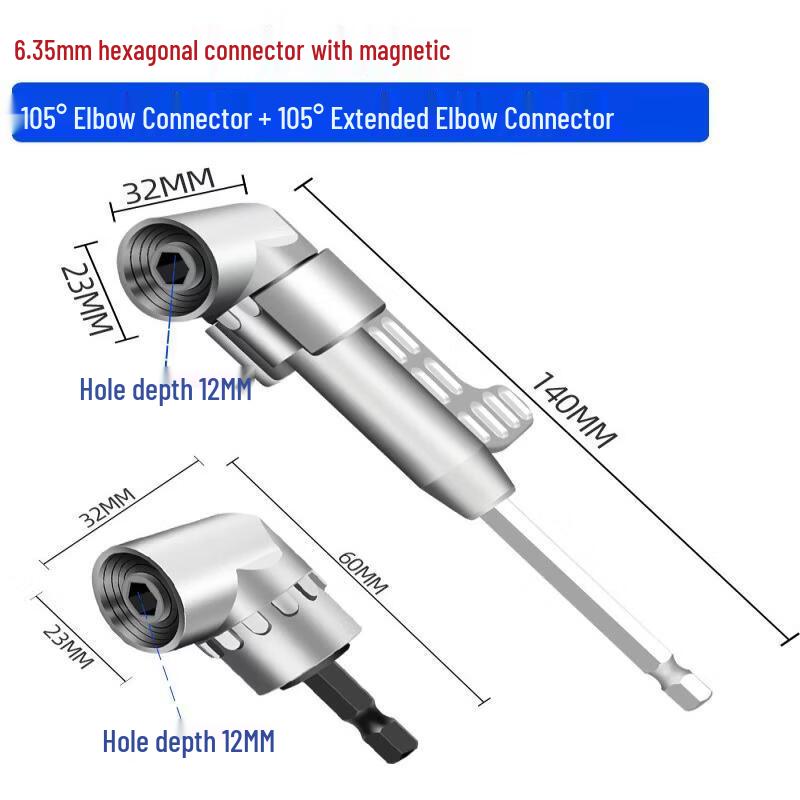 Right-Angle Drill/Screwdriver Adapter Set
Right-Angle Drill/Screwdriver Adapter Set