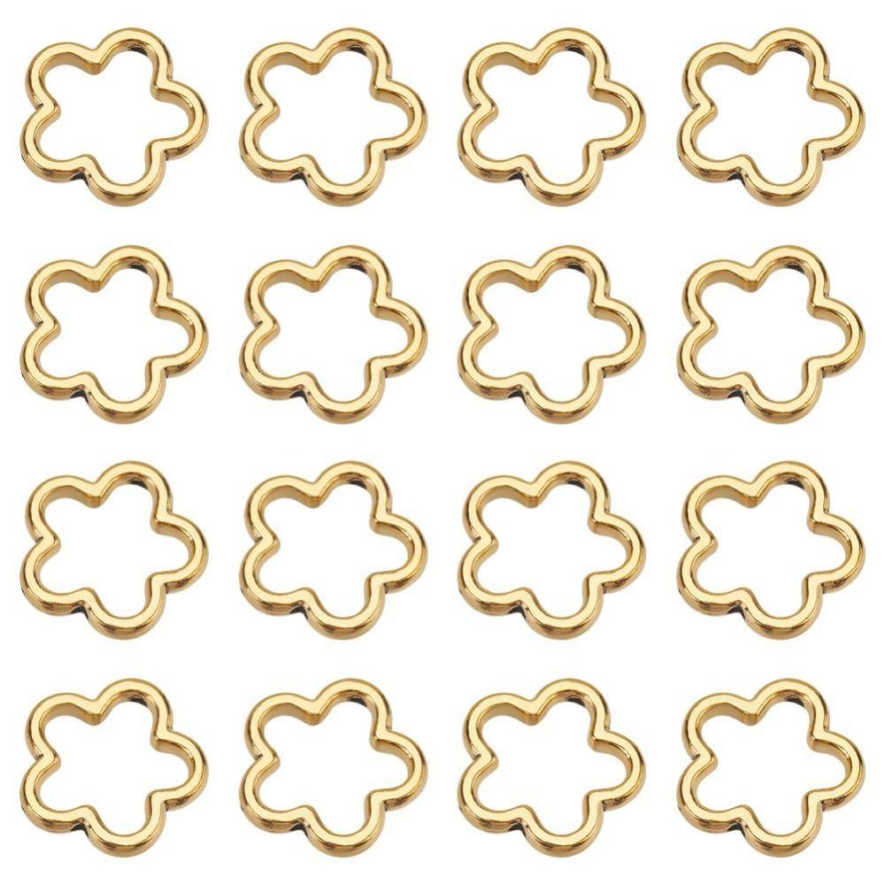 100pcs Plum Blossom Spacer Beads 15mm Ring Connector Earring Bracelets Necklace золотий
100pcs Plum Blossom Spacer Beads 15mm Ring Connector Earring Bracelets Necklace золотий