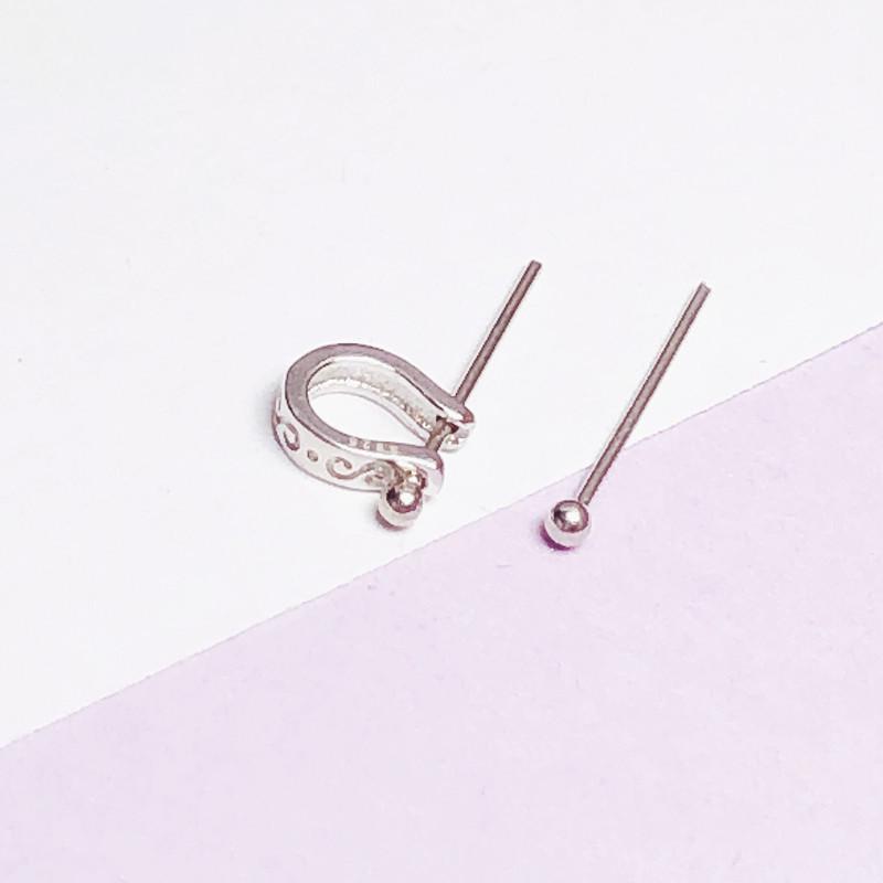 Подвеска-пряжка Peace Buckle из стерлингового серебра 925 пробы для подвесок из нефрита
Подвеска-пряжка Peace Buckle из стерлингового серебра 925 пробы для подвесок из нефрита