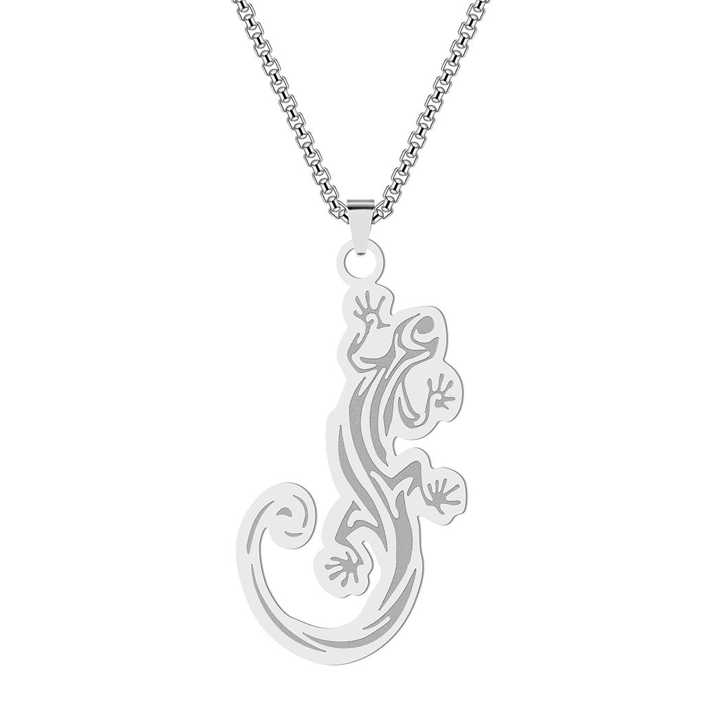 Kinitial Stainless Steel Animal Gecko Lizard Pendant Necklace for Women Chain Choker Necklaces Statement Jewelry Gift colar
Kinitial Stainless Steel Animal Gecko Lizard Pendant Necklace for Women Chain Choker Necklaces Statement Jewelry Gift colar