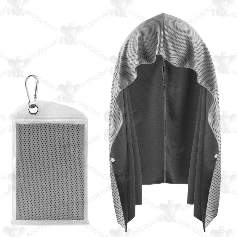 Quick-Dry Sun Protection Cooling Towel with Hood for Outdoor Sports One Size
Quick-Dry Sun Protection Cooling Towel with Hood for Outdoor Sports One Size