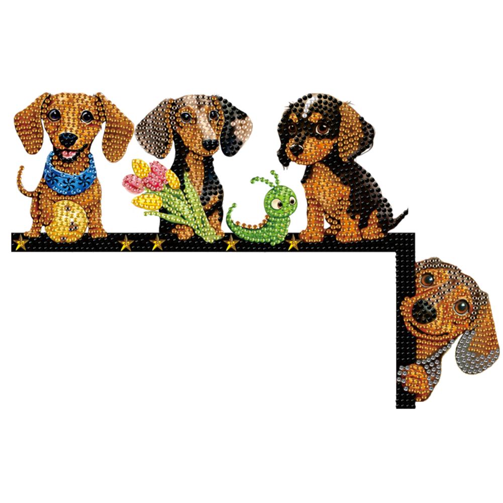 Dachshund Diamond Painting Door Corner Sign Puppy Diamond Art Door Right Angle Sign 5D DIY Wooden Door Topper for Party Favors
Dachshund Diamond Painting Door Corner Sign Puppy Diamond Art Door Right Angle Sign 5D DIY Wooden Door Topper for Party Favors