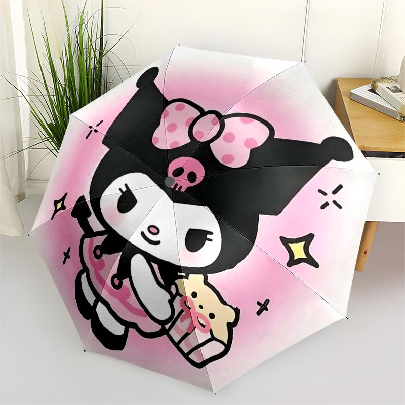 1pc Pink Kuromi Automatic 3-Fold Umbrella Design, Cute Cartoon Pattern, Portable Outdoor Umbrella, Perfect, Holiday Gift for Disney fans.V070
1pc Pink Kuromi Automatic 3-Fold Umbrella Design, Cute Cartoon Pattern, Portable Outdoor Umbrella, Perfect, Holiday Gift for Disney fans.V070
