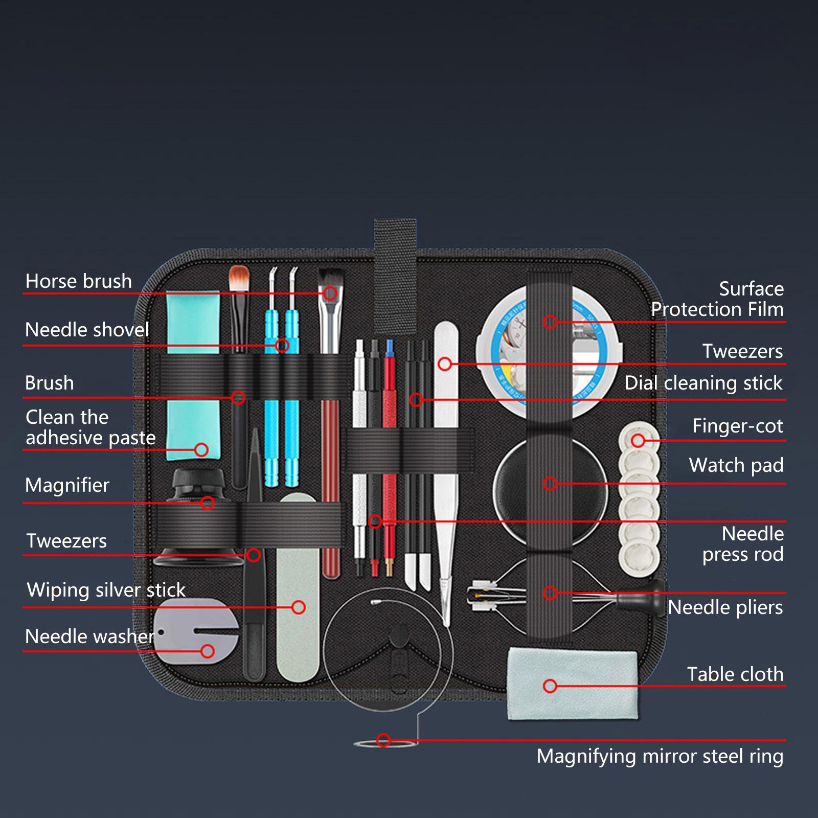 Essential Complete Watch Maintenance Kit Feature Screwdriver and Spring Bar Tool for Easy Band Pin And Case Adjustments 1
Essential Complete Watch Maintenance Kit Feature Screwdriver and Spring Bar Tool for Easy Band Pin And Case Adjustments 1