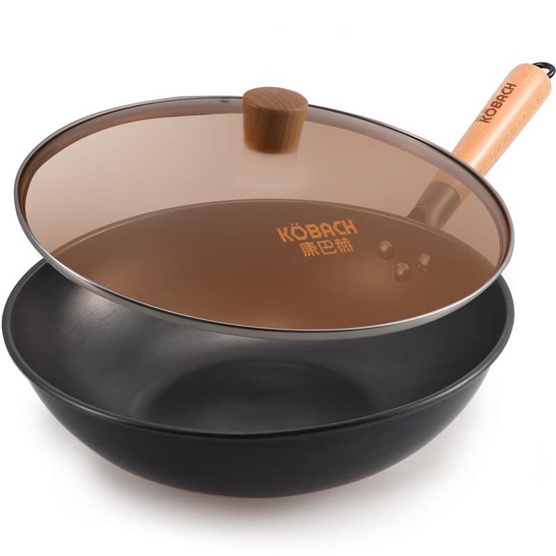 Kambach 30cm Traditional Chinese Uncoated Iron Wok with Lid
Kambach 30cm Traditional Chinese Uncoated Iron Wok with Lid