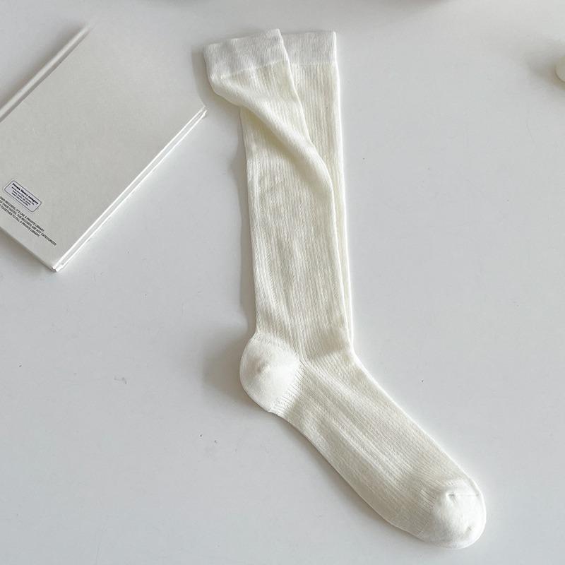 Женские летние сетчатые тонкие длинные носки-гольфы в балетном стиле 1 pair молочный белый
Женские летние сетчатые тонкие длинные носки-гольфы в балетном стиле 1 pair молочный белый