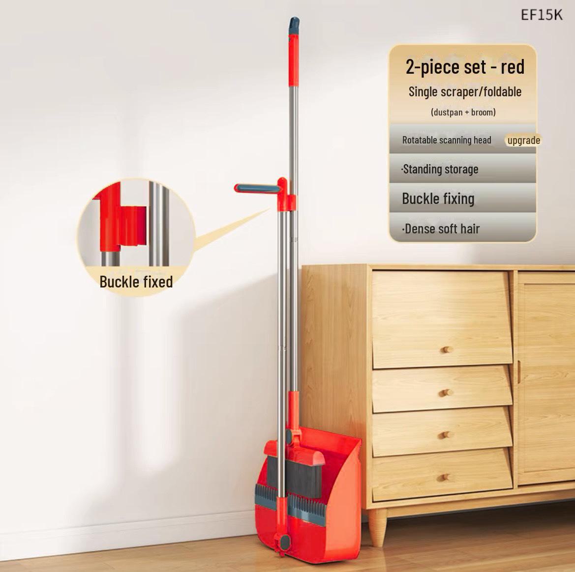 Набор из мягкой щетины, метлы и совок для мусора с антипригарным покрытием и скребком
Набор из мягкой щетины, метлы и совок для мусора с антипригарным покрытием и скребком