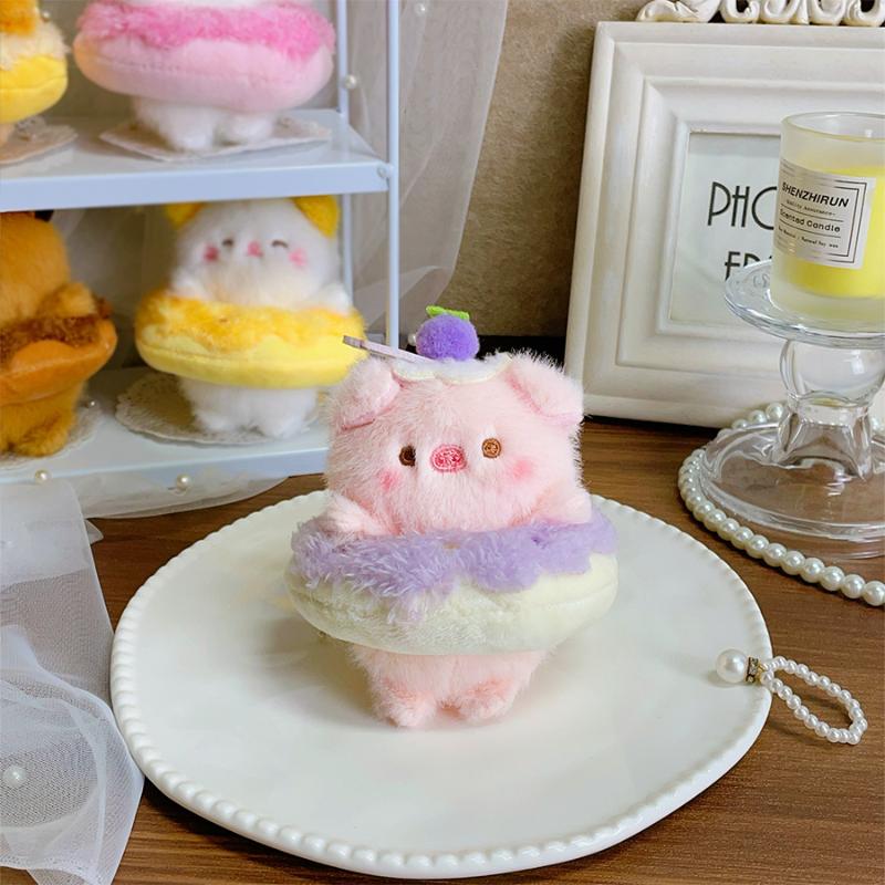 Cartoon Sweet Donut Plush Small Animal Keychain Kawaii Little Bear Capybara Doll Pendant Backpack Decoration Accessories Toys as the picture
Cartoon Sweet Donut Plush Small Animal Keychain Kawaii Little Bear Capybara Doll Pendant Backpack Decoration Accessories Toys as the picture