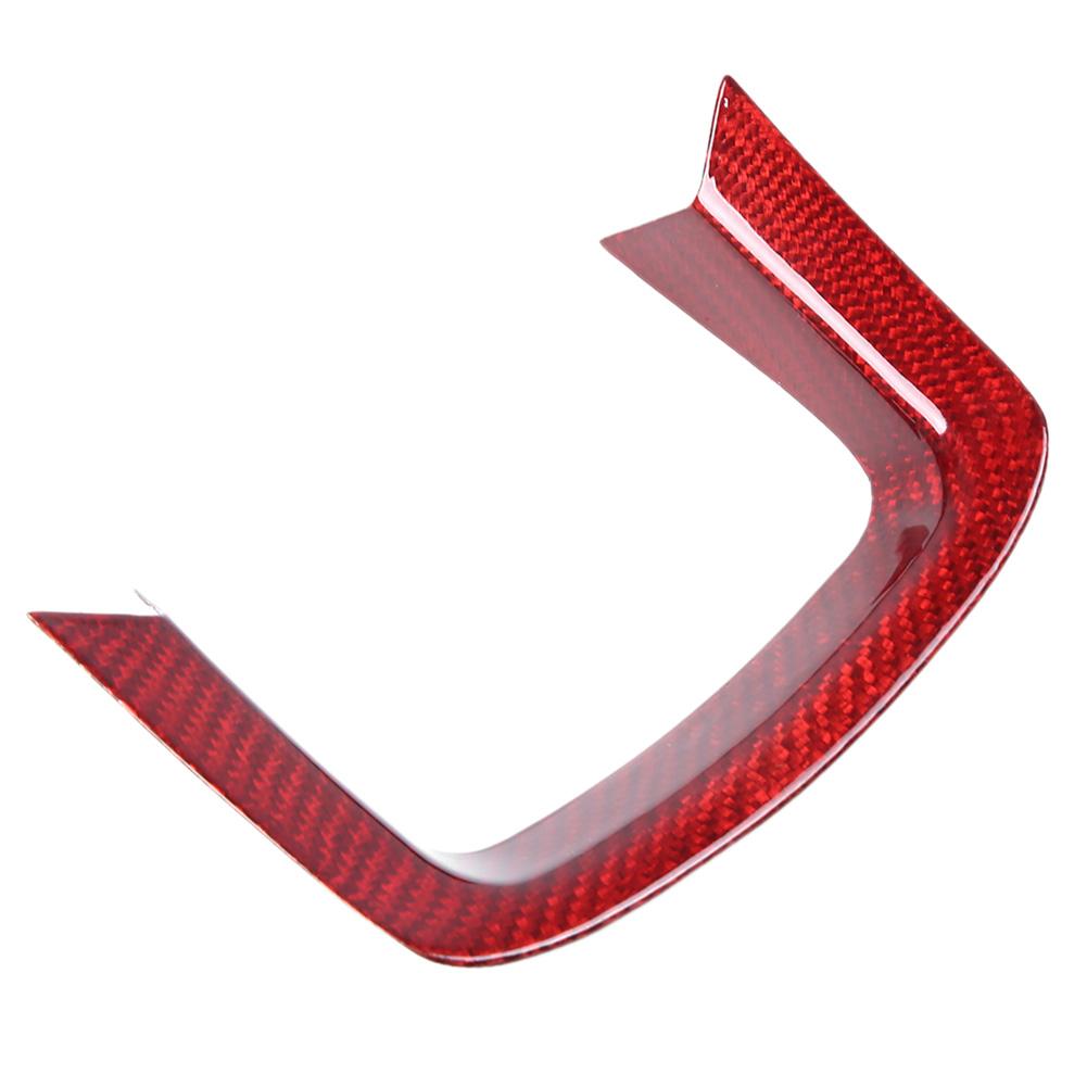Car Steering Wheel Decoration Trim Red Carbon Fiber Fit for Range Rover Sport 1417
Car Steering Wheel Decoration Trim Red Carbon Fiber Fit for Range Rover Sport 1417