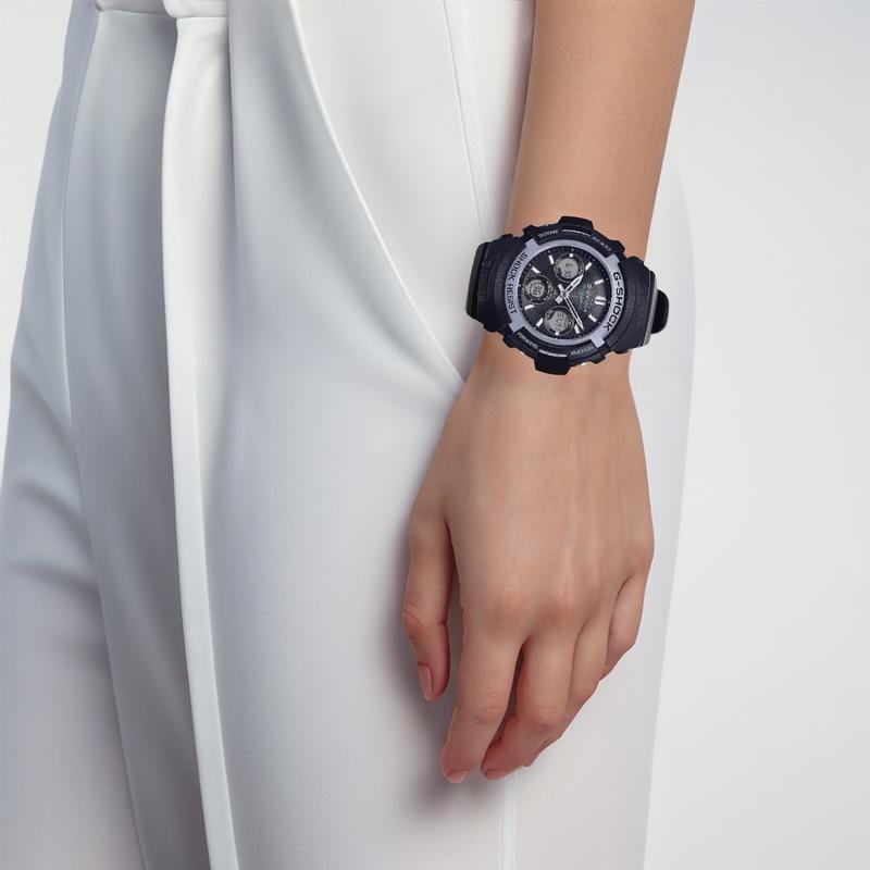 CASIO LCD/pointer dual display series, solar Quartz, resin strap, , same style for men and women, black dial AWG-M100FP-1A2JR чёрный
CASIO LCD/pointer dual display series, solar Quartz, resin strap, , same style for men and women, black dial AWG-M100FP-1A2JR чёрный