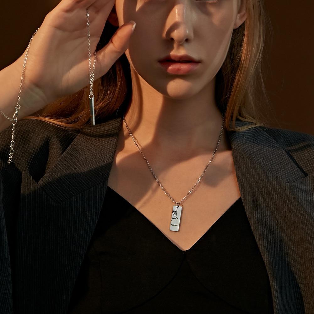 Stainless Steel Cross Chain Couples Necklace King Queen Promise Forever Valentine s Day Gift Lovers Romantic Pendant Jewellery
Stainless Steel Cross Chain Couples Necklace King Queen Promise Forever Valentine s Day Gift Lovers Romantic Pendant Jewellery