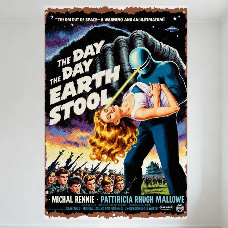 Vintage The Day the Earth Stood Still Sci - Fi Movie Metal Tin Sign Retro Alien UFO Wall Plaque for Home Bar Man Cave Decor 20x30cm(7.8x11.8inch)
Vintage The Day the Earth Stood Still Sci - Fi Movie Metal Tin Sign Retro Alien UFO Wall Plaque for Home Bar Man Cave Decor 20x30cm(7.8x11.8inch)