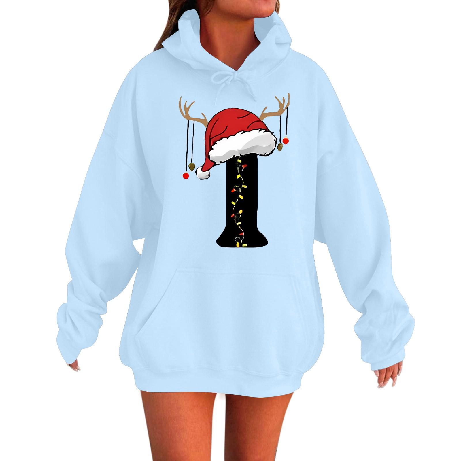 Женская мода повседневная толстовка с капюшоном с длинным рукавом и круглым вырезом с карманами XL
Женская мода повседневная толстовка с капюшоном с длинным рукавом и круглым вырезом с карманами XL