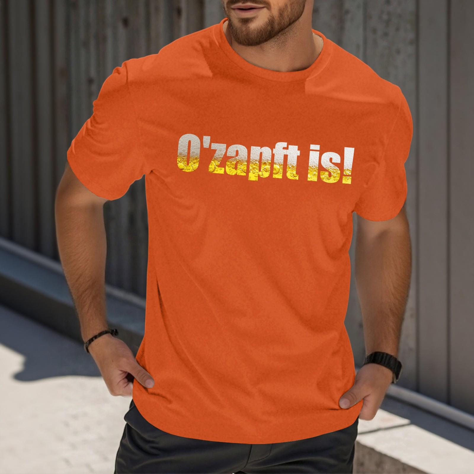 Чоловіча футболка з коротким рукавом, повсякденна, з принтом, з круглим вирізом XL шафрановий
Чоловіча футболка з коротким рукавом, повсякденна, з принтом, з круглим вирізом XL шафрановий