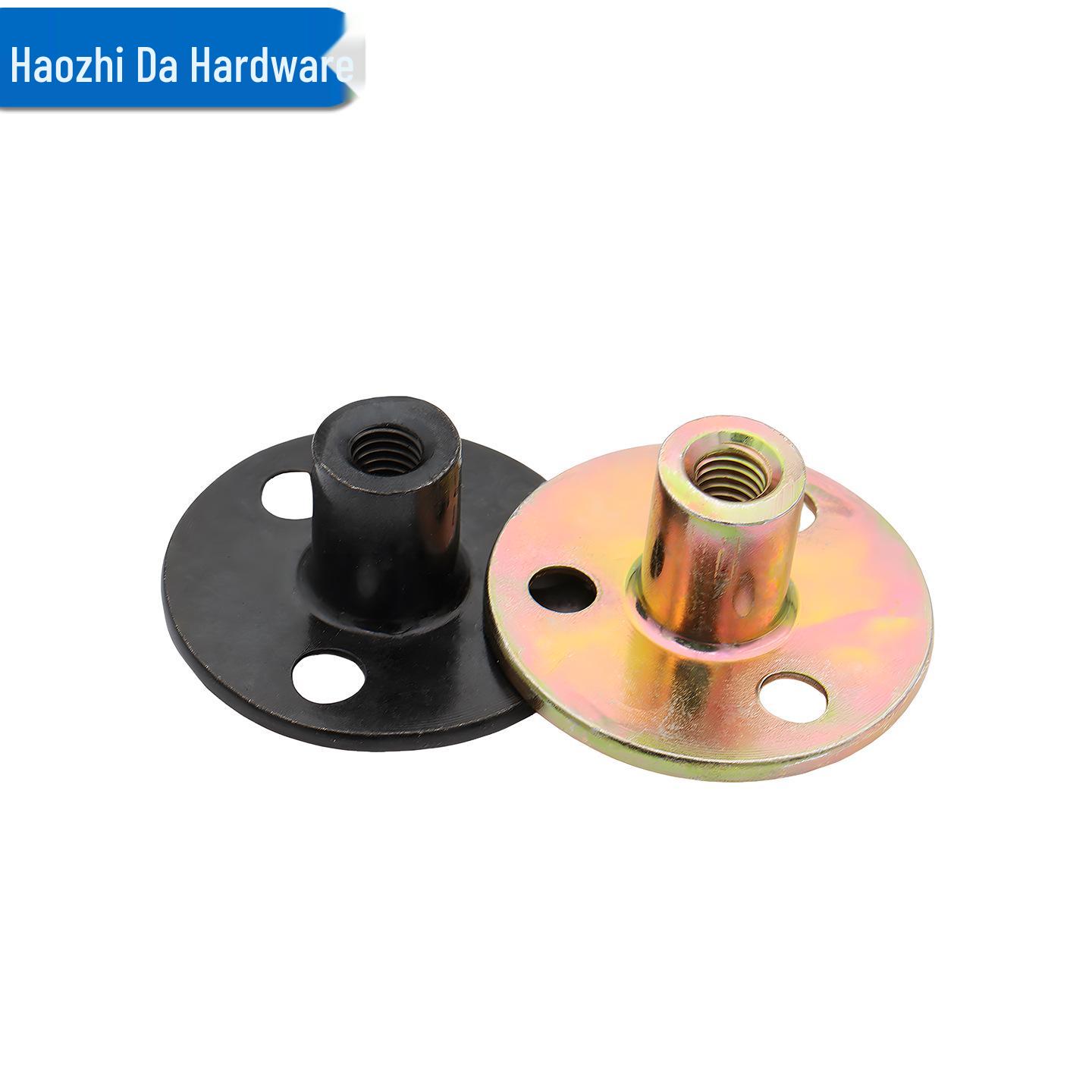 Double Locking Three-Hole Nut Screw Cap for Furniture and Sofa Legs, Available in M6, M8, M10, M12 Sizes M6*37*2.5 (5 pcs) Color Zinc
Double Locking Three-Hole Nut Screw Cap for Furniture and Sofa Legs, Available in M6, M8, M10, M12 Sizes M6*37*2.5 (5 pcs) Color Zinc