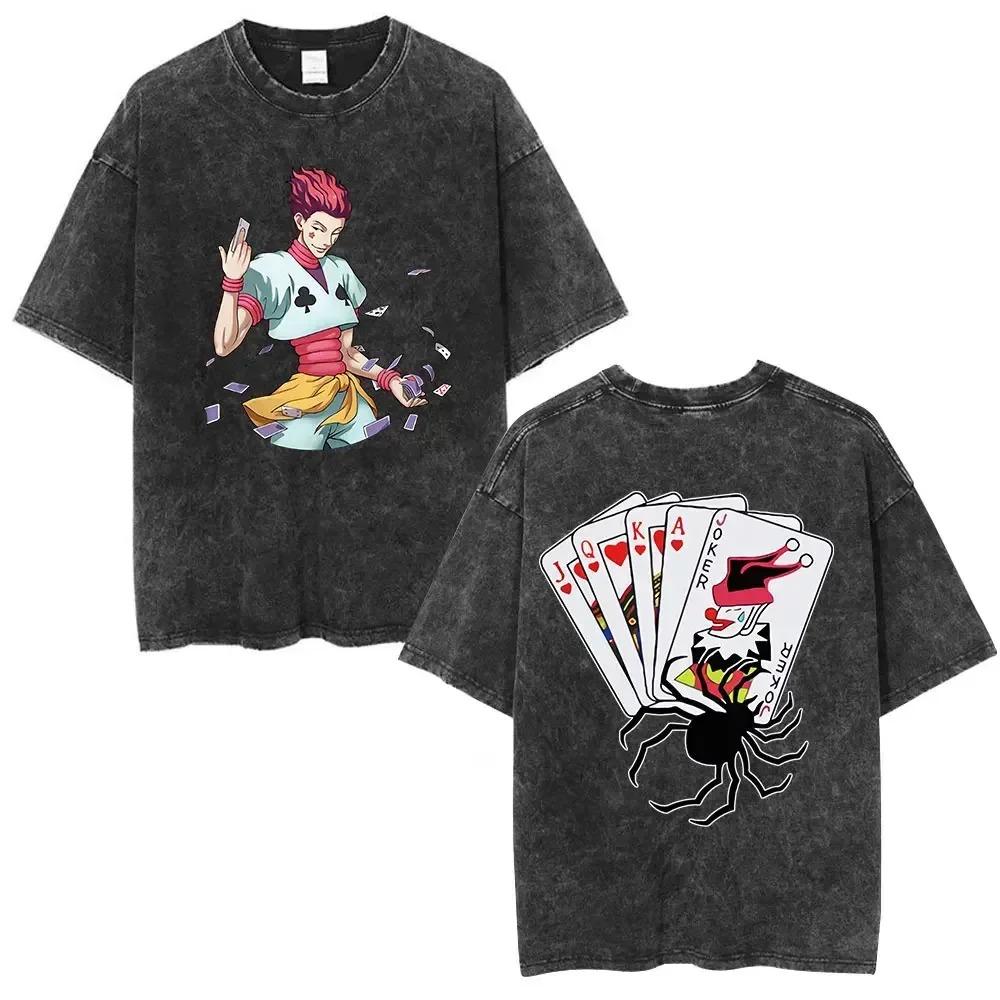 Hunter x Hunter Hisoka Playing Cards & Phantom Troupe Spider Vintage Washed Oversized Dark Streetwear T-Shirt L
Hunter x Hunter Hisoka Playing Cards & Phantom Troupe Spider Vintage Washed Oversized Dark Streetwear T-Shirt L