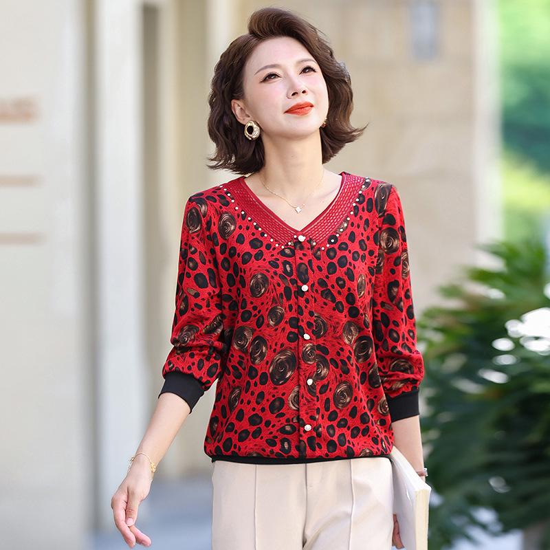 Elegant Long-Sleeved Top for Middle-Aged & Elderly Women - 2026 Spring Collection Fashionable Base Layer Outerwear 4XL червоний
Elegant Long-Sleeved Top for Middle-Aged & Elderly Women - 2026 Spring Collection Fashionable Base Layer Outerwear 4XL червоний