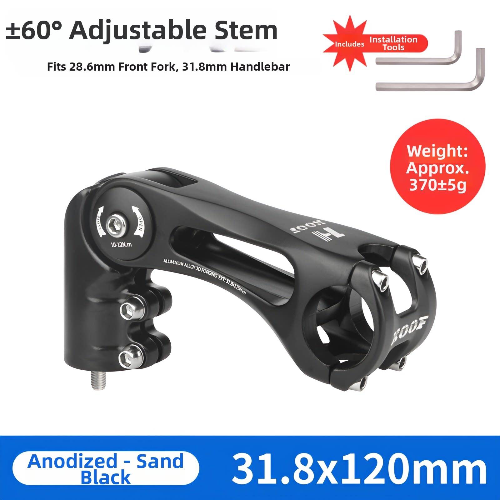 Bicycle Stem Adjustable Angle Aluminum Forged Durable Universal Fit for Mountain Bikes Road Bikes and Commuter Bikes
Bicycle Stem Adjustable Angle Aluminum Forged Durable Universal Fit for Mountain Bikes Road Bikes and Commuter Bikes