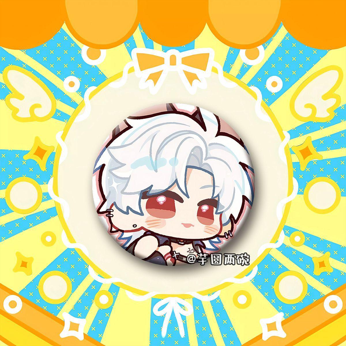58MM Love and Deepspace Sylus Rafayel Zayne Xavier Caleb Cute Anime Cosplay Badge Funny Brooch Pin Fan Collection Deco Gift
58MM Love and Deepspace Sylus Rafayel Zayne Xavier Caleb Cute Anime Cosplay Badge Funny Brooch Pin Fan Collection Deco Gift