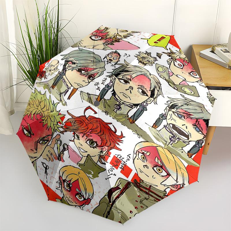 1pc Outdoor Umbrella with Jujutsu Kaisen Design - Automatic Opening/Closing, Portable 3-Fold Design, 8-Rib Iron Frame - Perfect Gift for Fans, Travele
1pc Outdoor Umbrella with Jujutsu Kaisen Design - Automatic Opening/Closing, Portable 3-Fold Design, 8-Rib Iron Frame - Perfect Gift for Fans, Travele