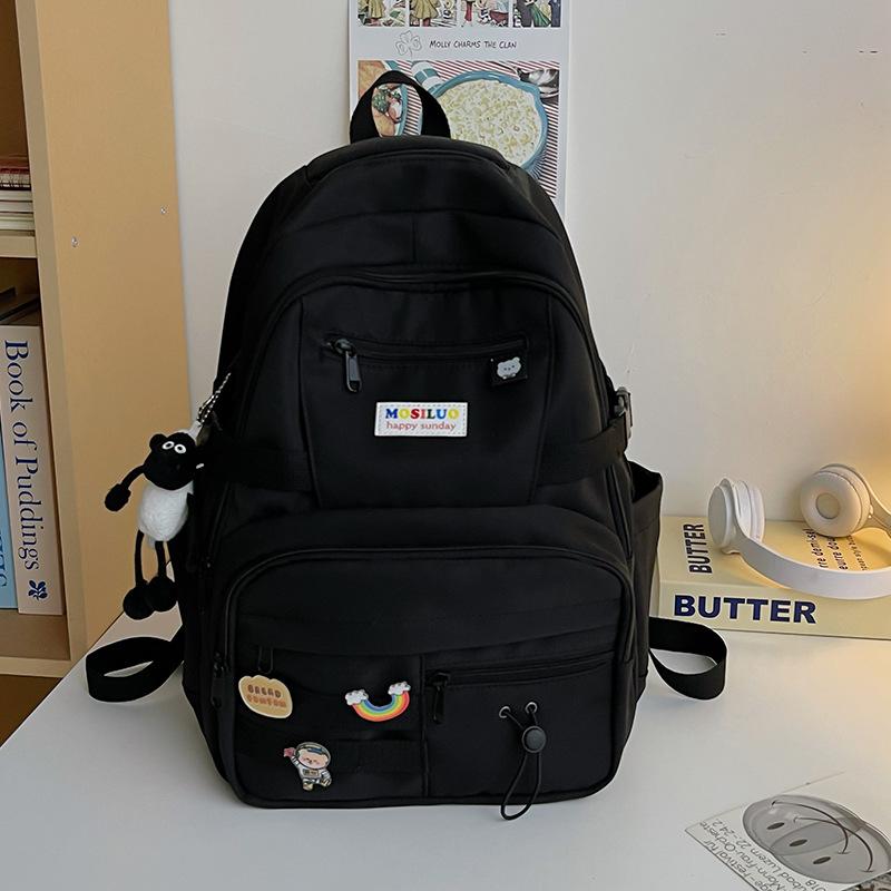 Рюкзак большой вместимости Простой повседневный рюкзак для учеников средней школы
Рюкзак большой вместимости Простой повседневный рюкзак для учеников средней школы