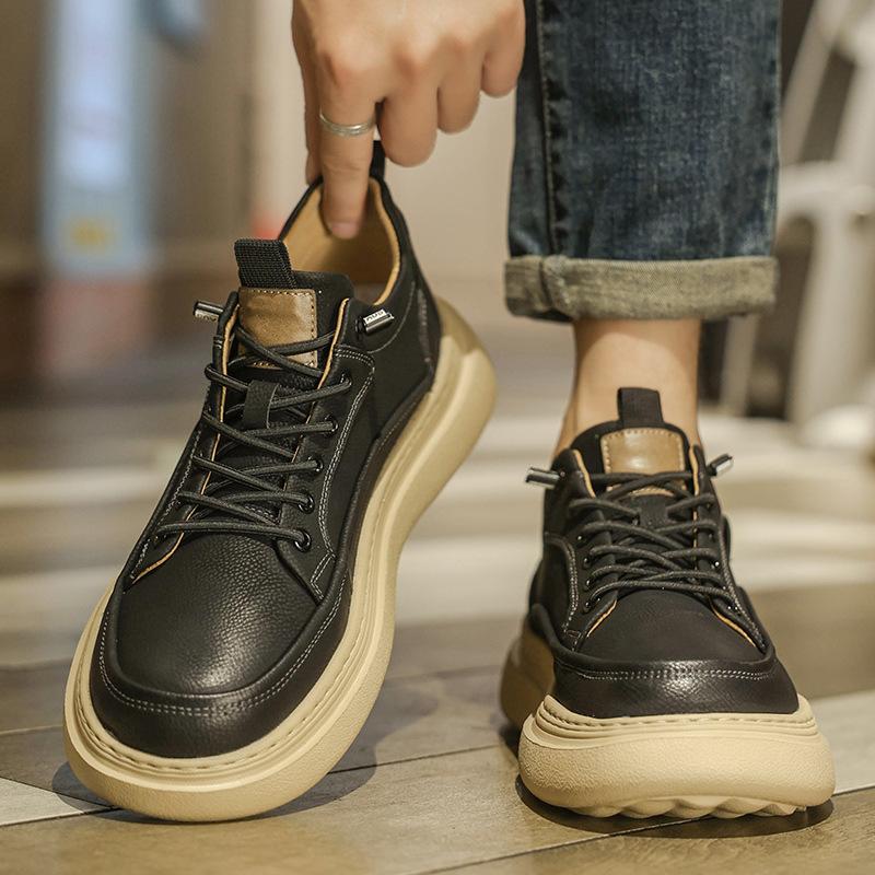 Shoes new autumn business casual shoes soft-soled non-slip board shoes thick-soled heightening leather shoes 44 чорний
Shoes new autumn business casual shoes soft-soled non-slip board shoes thick-soled heightening leather shoes 44 чорний