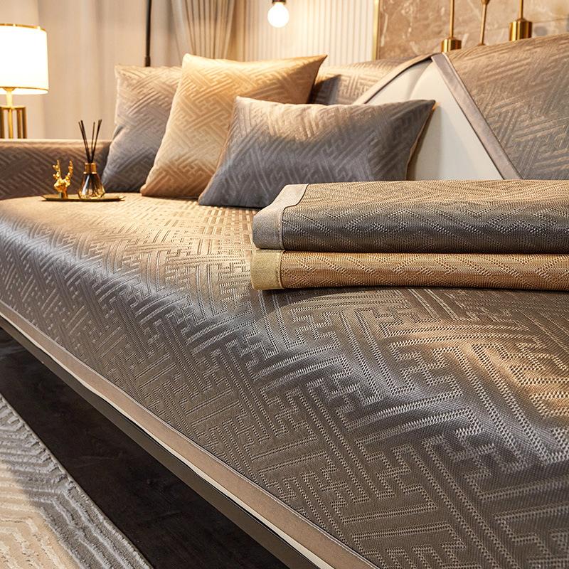 Summer Light Luxury Sofa Cushion New Cooling Cushion Summer One-Piece Combination Sofa Cushion Sofa Cover Seat Cushion 70*70cm
Summer Light Luxury Sofa Cushion New Cooling Cushion Summer One-Piece Combination Sofa Cushion Sofa Cover Seat Cushion 70*70cm