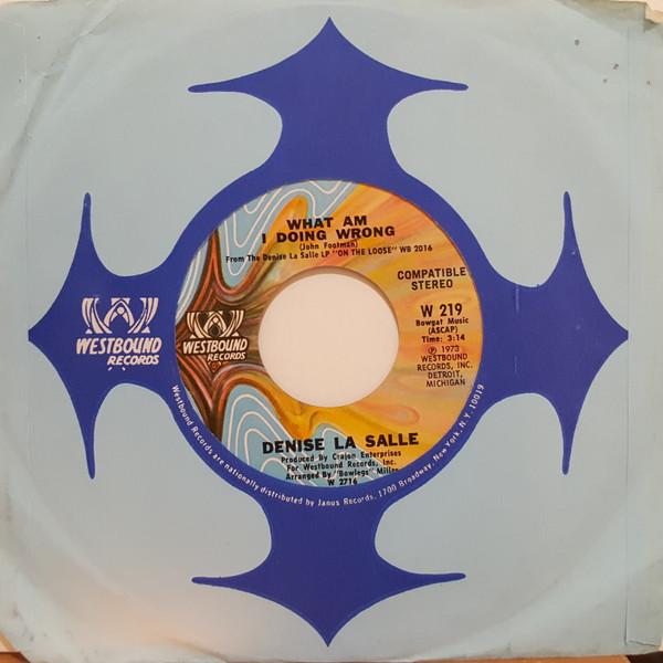 7inch Record DENISE LASALLE Your Man And Your Best Friend Wha W219 Westbound Recor 1973 US SoulFunk Used
7inch Record DENISE LASALLE Your Man And Your Best Friend Wha W219 Westbound Recor 1973 US SoulFunk Used