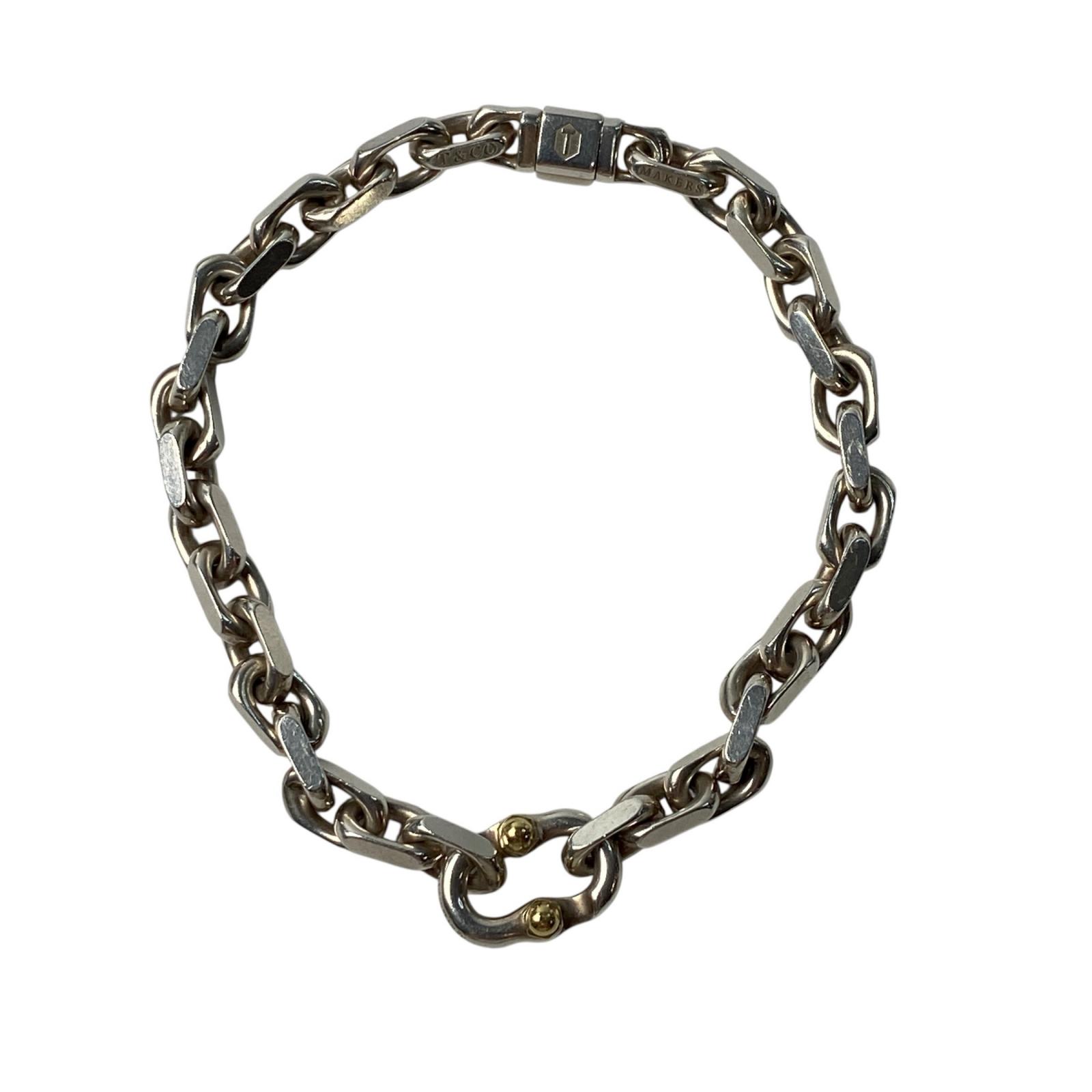 Used TIFFANY&Co.bracelet Silver/gold Silver925 Women
Used TIFFANY&Co.bracelet Silver/gold Silver925 Women