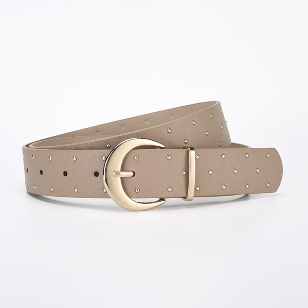Trendy Adjustable Studded Leather Belts Decorative 107cm Rivet Belt Jeans and Dresses Punk Belt for Women Ladies хаки
Trendy Adjustable Studded Leather Belts Decorative 107cm Rivet Belt Jeans and Dresses Punk Belt for Women Ladies хаки