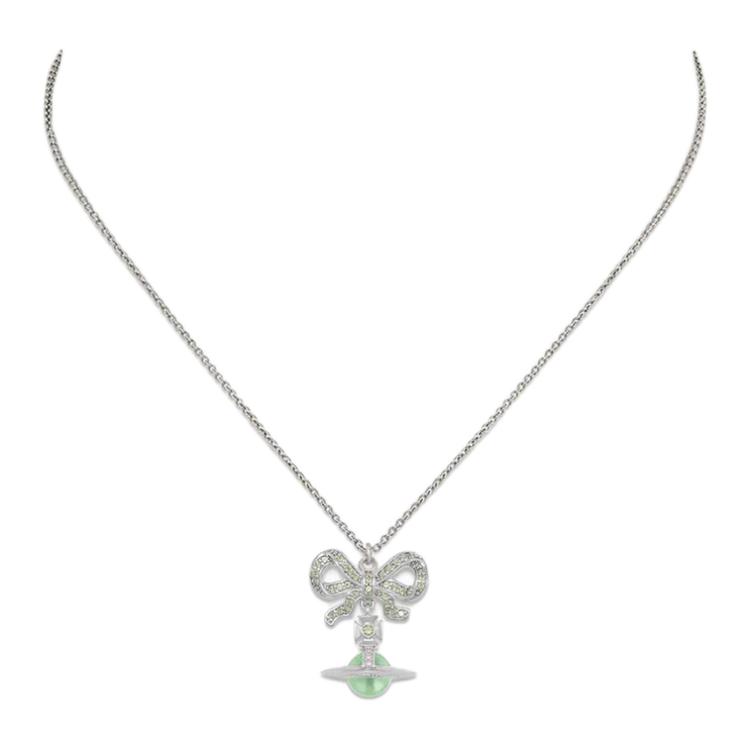 Vivienne Westwood Butterfly Knot Pattern Design 925 Silver Necklace Unisex necklace Green 1250961167-020 Basic Packaging-Dust Bag+Box
Vivienne Westwood Butterfly Knot Pattern Design 925 Silver Necklace Unisex necklace Green 1250961167-020 Basic Packaging-Dust Bag+Box