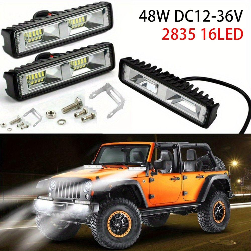1Pcs/2Pcs Driving Spotlight Work Light Bar Super Bright 48W LED Light For Car Motorcycle Truck 1Pcs
1Pcs/2Pcs Driving Spotlight Work Light Bar Super Bright 48W LED Light For Car Motorcycle Truck 1Pcs