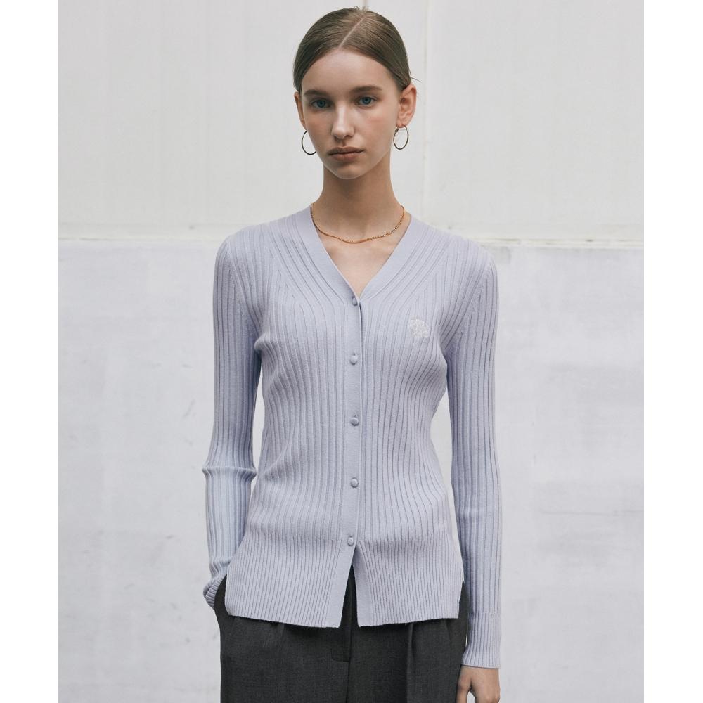 NICKNICOLE NICOLE RIBBED SLIT CARDIGANLAVENDER
NICKNICOLE NICOLE RIBBED SLIT CARDIGANLAVENDER