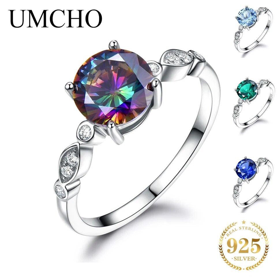 Rainbow Mystic Topaz Rings for Women S925 Sterling Silver for Women Romantic Gift Fine Jewelry
Rainbow Mystic Topaz Rings for Women S925 Sterling Silver for Women Romantic Gift Fine Jewelry