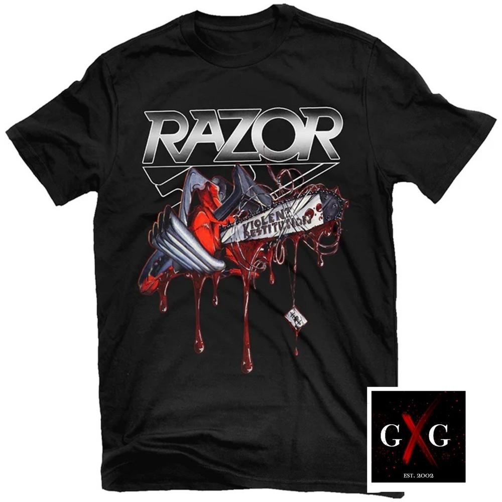 RAZOR cd cvr VIOLENT RESTITUTION Official SHIRT XL New invaders shotgun justice Unisex T-Shirt XL
RAZOR cd cvr VIOLENT RESTITUTION Official SHIRT XL New invaders shotgun justice Unisex T-Shirt XL