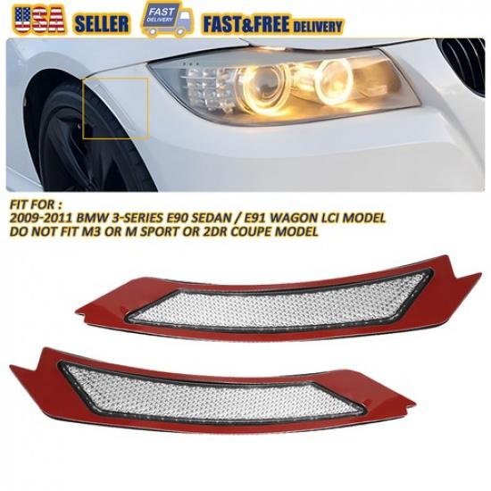 Pair of 1 for BMW 3 Series E90 E91 Front Bumper Reflector 63147205398 White EXV
Pair of 1 for BMW 3 Series E90 E91 Front Bumper Reflector 63147205398 White EXV
