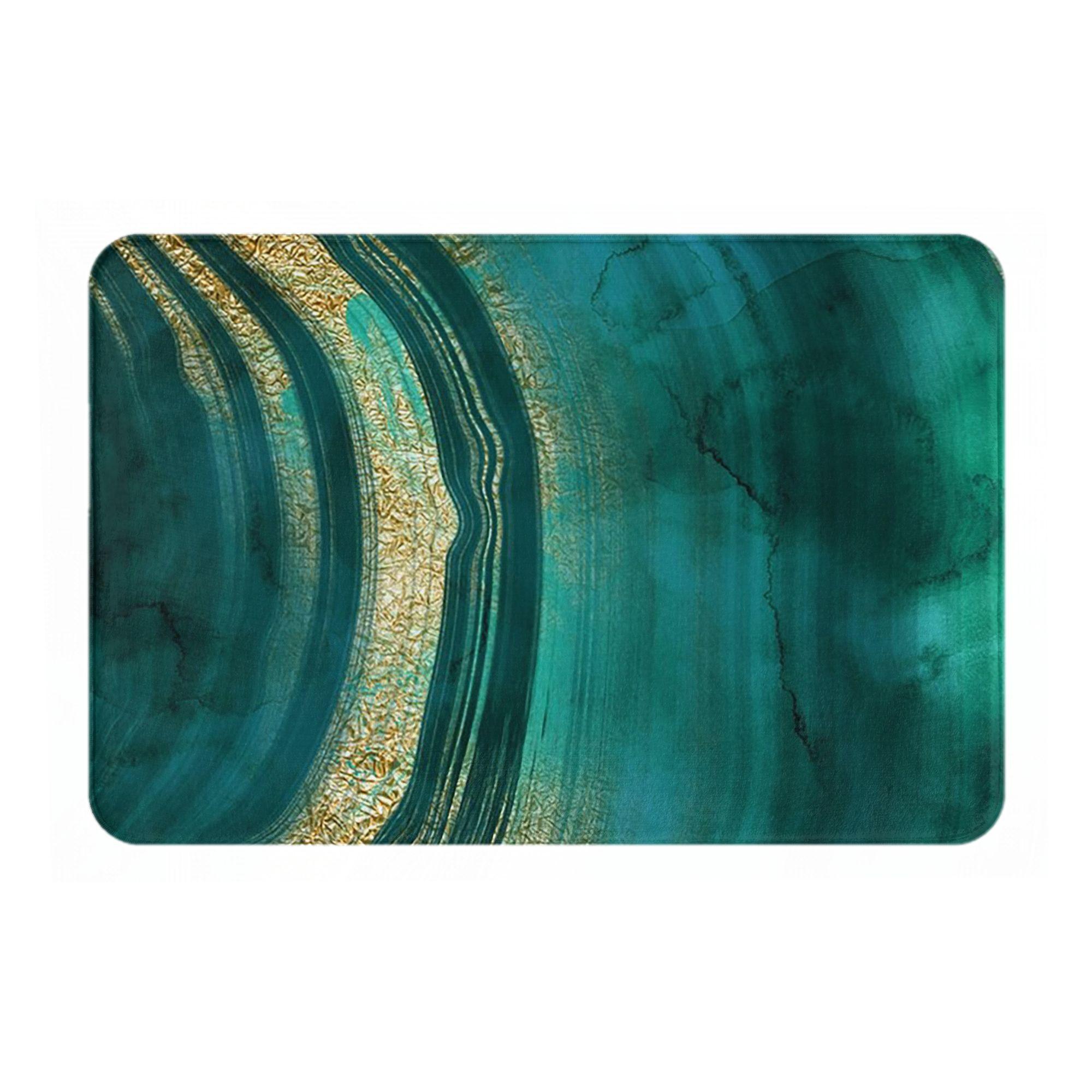 Gold Veined Green Luxury Faux Marble Anti-slip Doormat Floor Mat Carpet Rug for Kitchen Entrance Home Bedroom Footpad Mats 40x60cm
Gold Veined Green Luxury Faux Marble Anti-slip Doormat Floor Mat Carpet Rug for Kitchen Entrance Home Bedroom Footpad Mats 40x60cm