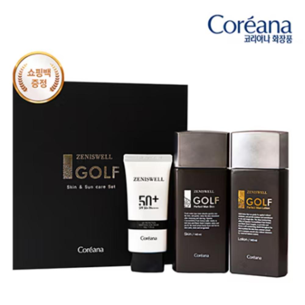 Coreana Zenithwell Golf Sun Plus 3-Piece Set (Sun Cream + Lotion + Skin), Outdoor UV Protection, K-Beauty
Coreana Zenithwell Golf Sun Plus 3-Piece Set (Sun Cream + Lotion + Skin), Outdoor UV Protection, K-Beauty