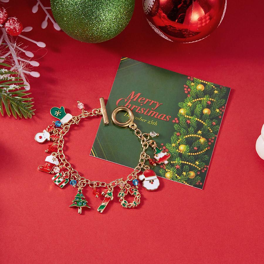 Noter New 3 Styles Christmas Bracelet Unisex Crutches Gloves Deer Socks Snowflakes Pendant Braslet Versatile Accessories Joias
Noter New 3 Styles Christmas Bracelet Unisex Crutches Gloves Deer Socks Snowflakes Pendant Braslet Versatile Accessories Joias