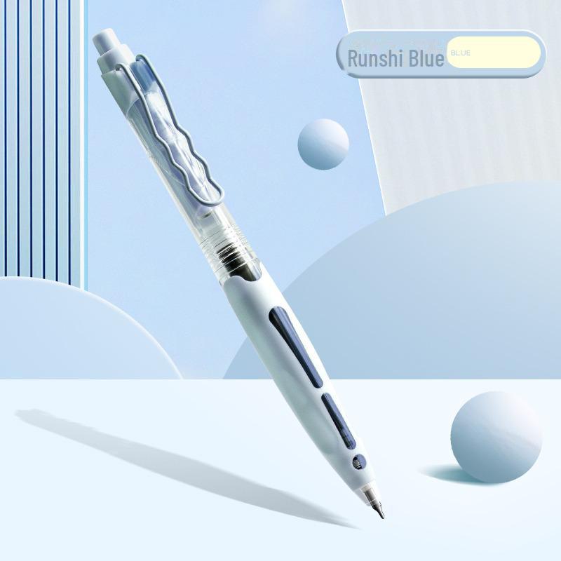 Улучшенная черная нейтральная ручка — быстросохнущая ручка с двумя шариками толщиной 0,5 мм для офиса и экзаменов 0.5mm