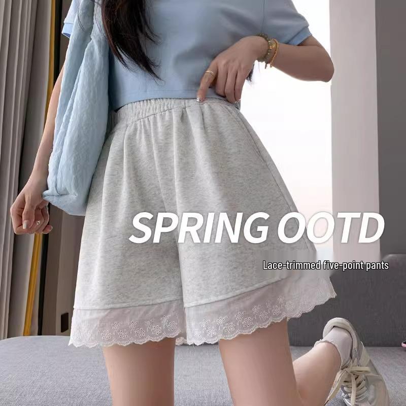 Women s Casual Petite Lace High-Waist Elastic White-Grey Athletic Shorts L (suitable for 53-57.5 kg)
Women s Casual Petite Lace High-Waist Elastic White-Grey Athletic Shorts L (suitable for 53-57.5 kg)