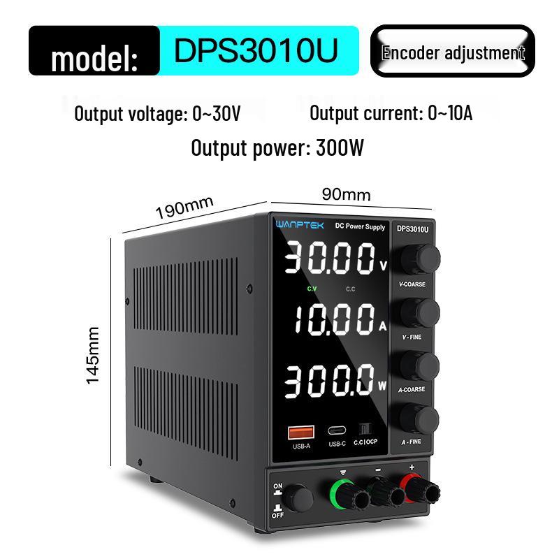 GuCe DPS3010U 30V 10A Adjustable DC Power Supply for Battery Activation, Charging, Electroplating, DIY and More
GuCe DPS3010U 30V 10A Adjustable DC Power Supply for Battery Activation, Charging, Electroplating, DIY and More