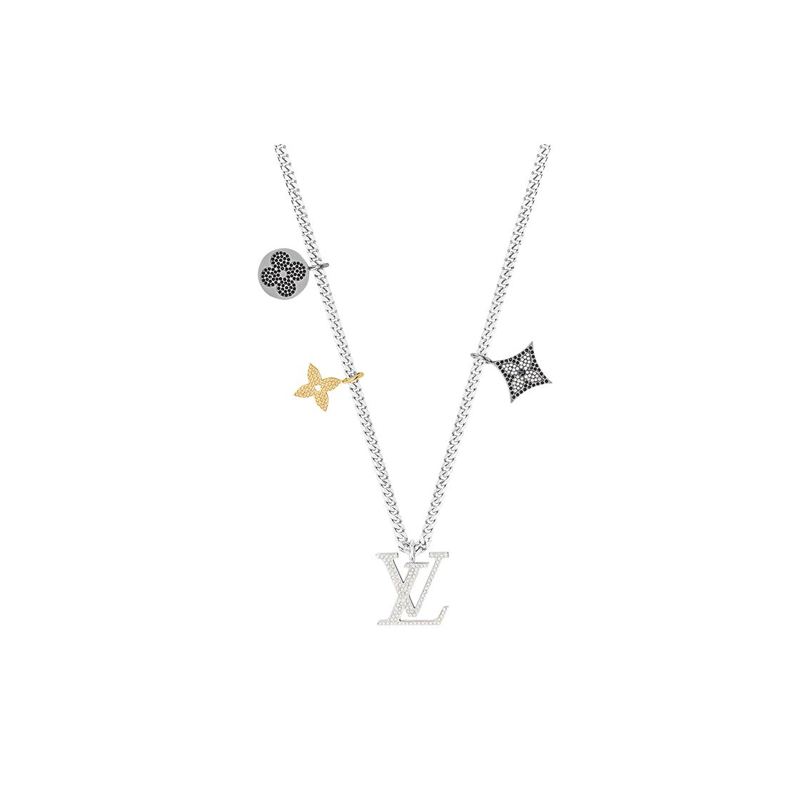 Louis Vuitton Instinct Four-Color Logo Metal Necklace Unisex necklace Silver M00522 Silver,F
Louis Vuitton Instinct Four-Color Logo Metal Necklace Unisex necklace Silver M00522 Silver,F