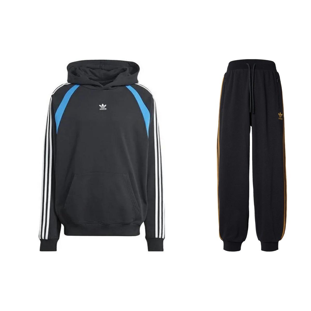 Adidas Color Block Logo Hoodie And Mid Waist Cuffed Knit Pants Casual Sports Set Men Sets Black IW3648+-IX4210_20240827201930 S
Adidas Color Block Logo Hoodie And Mid Waist Cuffed Knit Pants Casual Sports Set Men Sets Black IW3648+-IX4210_20240827201930 S