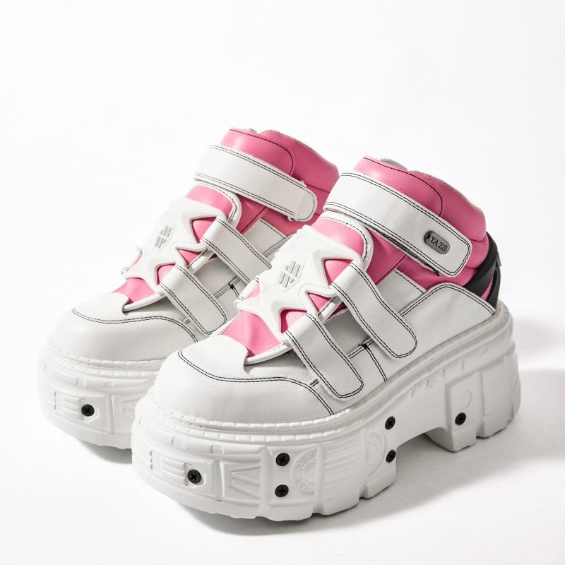 Весенние новые готические панк ботинки на платформе женские ботинки на массивном каблуке в стиле хэви-метал ботильоны в темном стиле 39 розовый
Весенние новые готические панк ботинки на платформе женские ботинки на массивном каблуке в стиле хэви-метал ботильоны в темном стиле 39 розовый